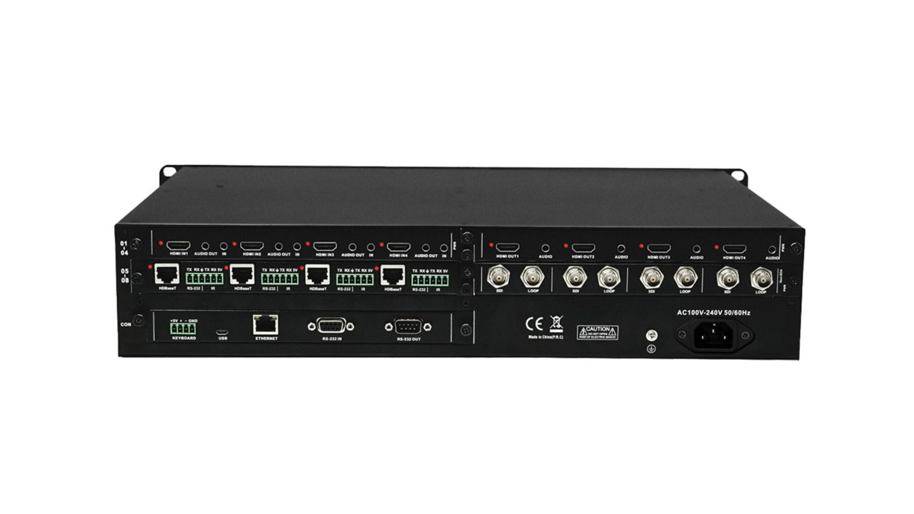 Модульный контроллер видеостен 8х8 VISSONIC VW-VM0808